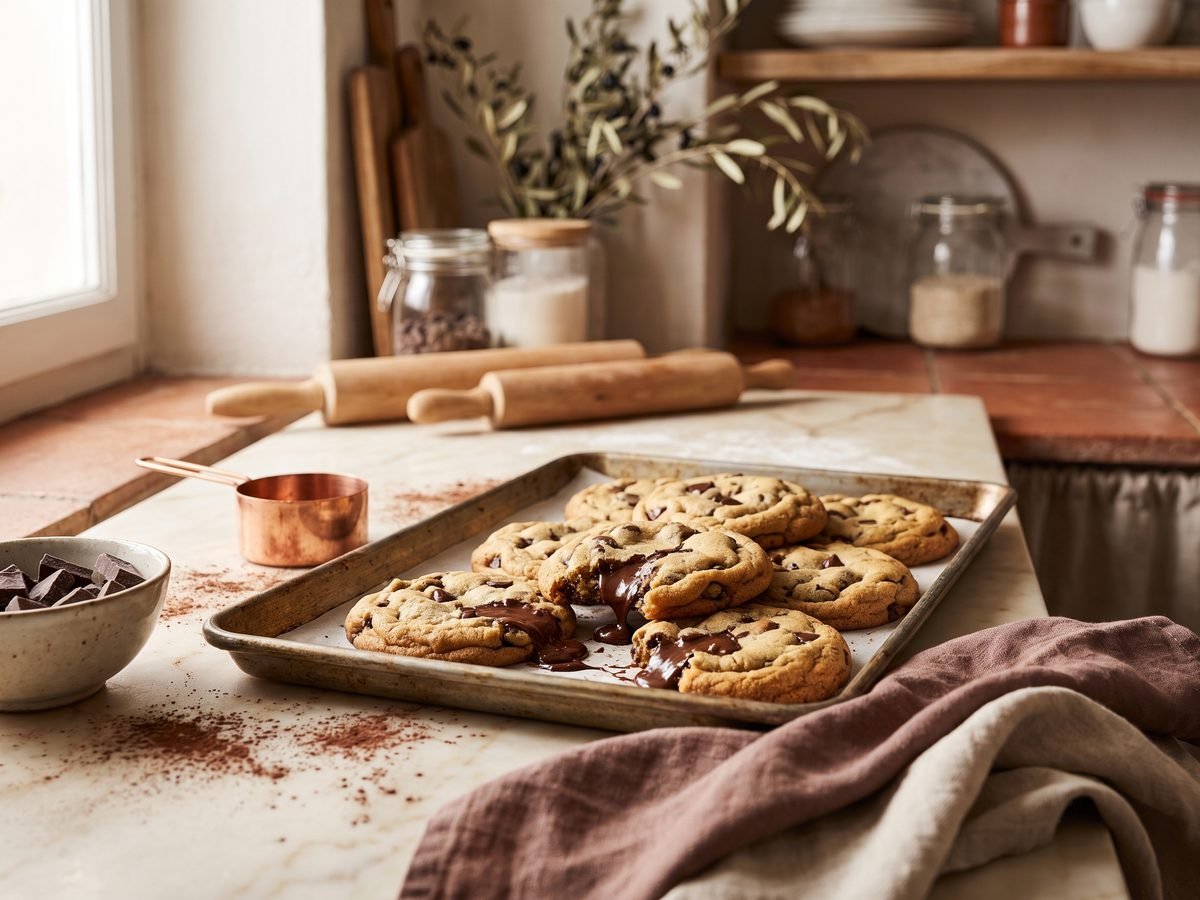 Freshly baked cookies