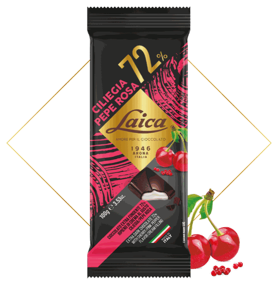 Fondente Ciliegia Pepe Rosa — Laica